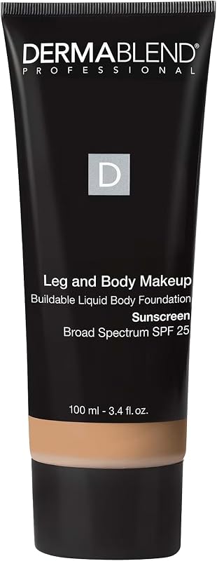 Leg and Body Makeup Foundation Spf 25, 25W, 3.4 Fl Oz