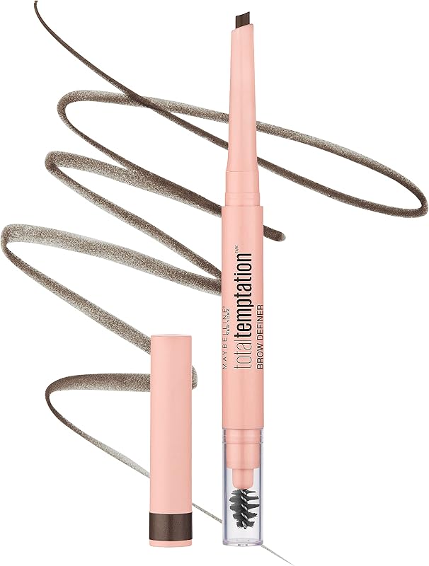 Total Temptation Eyebrow Definer Pencil, Deep Brown, 1…