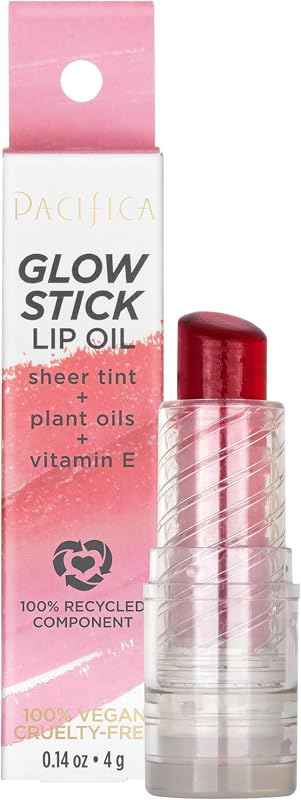 Glow Stick Lip Oil Rosy Glow Sheer Rose Hydrating Lip…