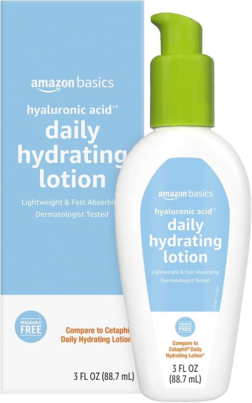 Hyaluronic Acid Face Moisturizer, Hydrating, Oil-Free,…