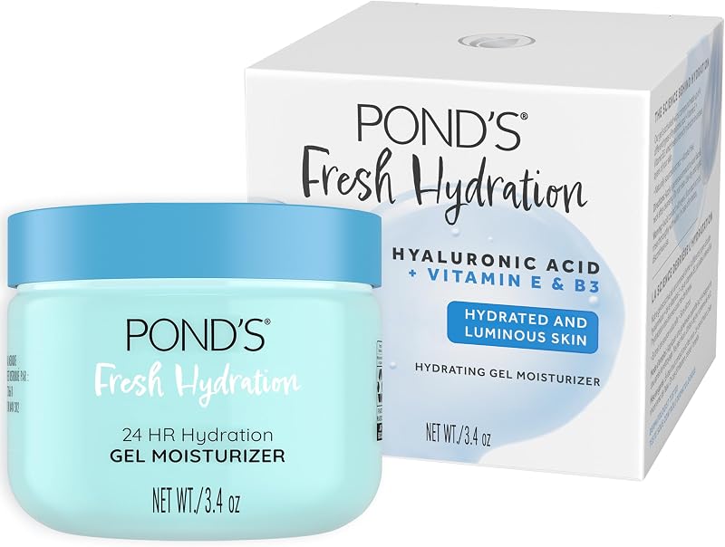 Hydration Gel Face Moisturizer, 24HR Hydration with…