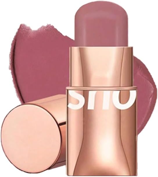 Blush and Skin Tint Stick, 3-in-1 Waterproof Cream…