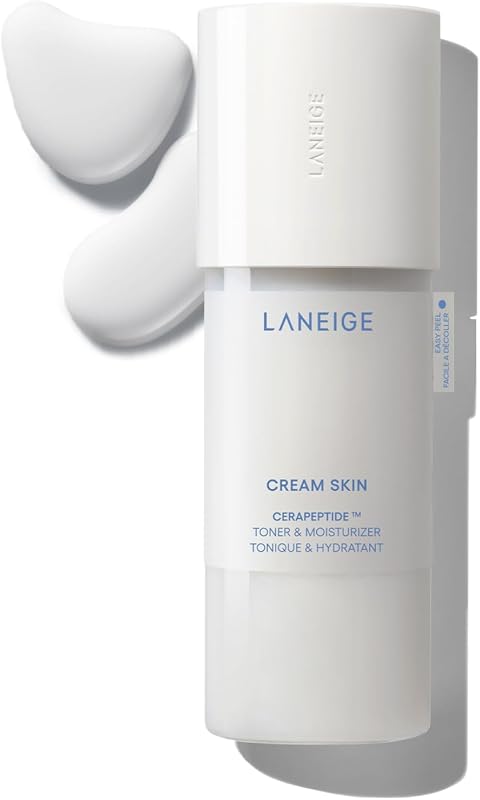 Cream Skin Toner and Moisturizer: Lightweight…