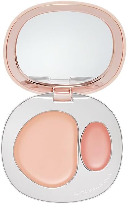 Dual-Color Cream Blush Highlighter Palette